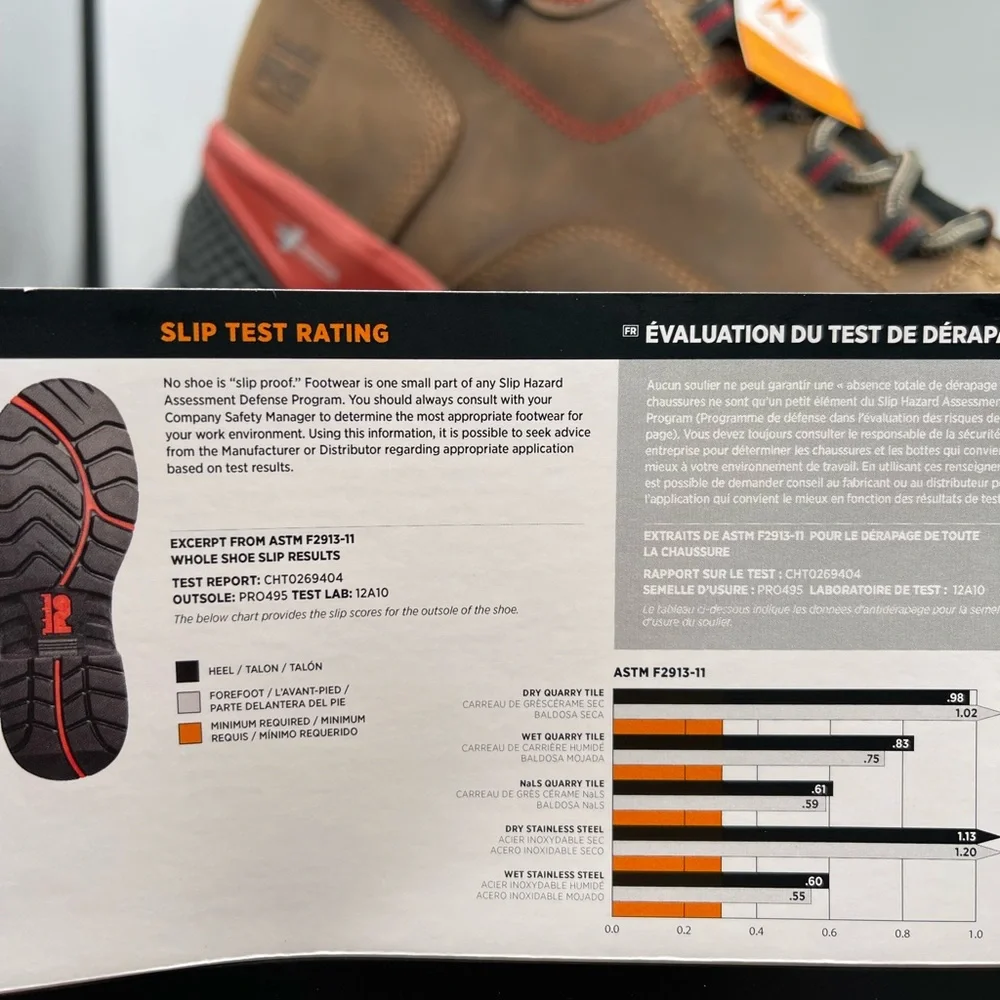TIMBERLAND PRO 6” BOSSHOG COMPOSITE SAFETY TOE WATERPROOF LEATHER BOOT‎